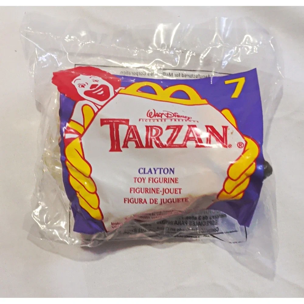 McDonald's Disney Tarzan Clayton Toy Figurine #7 Vintage 1999